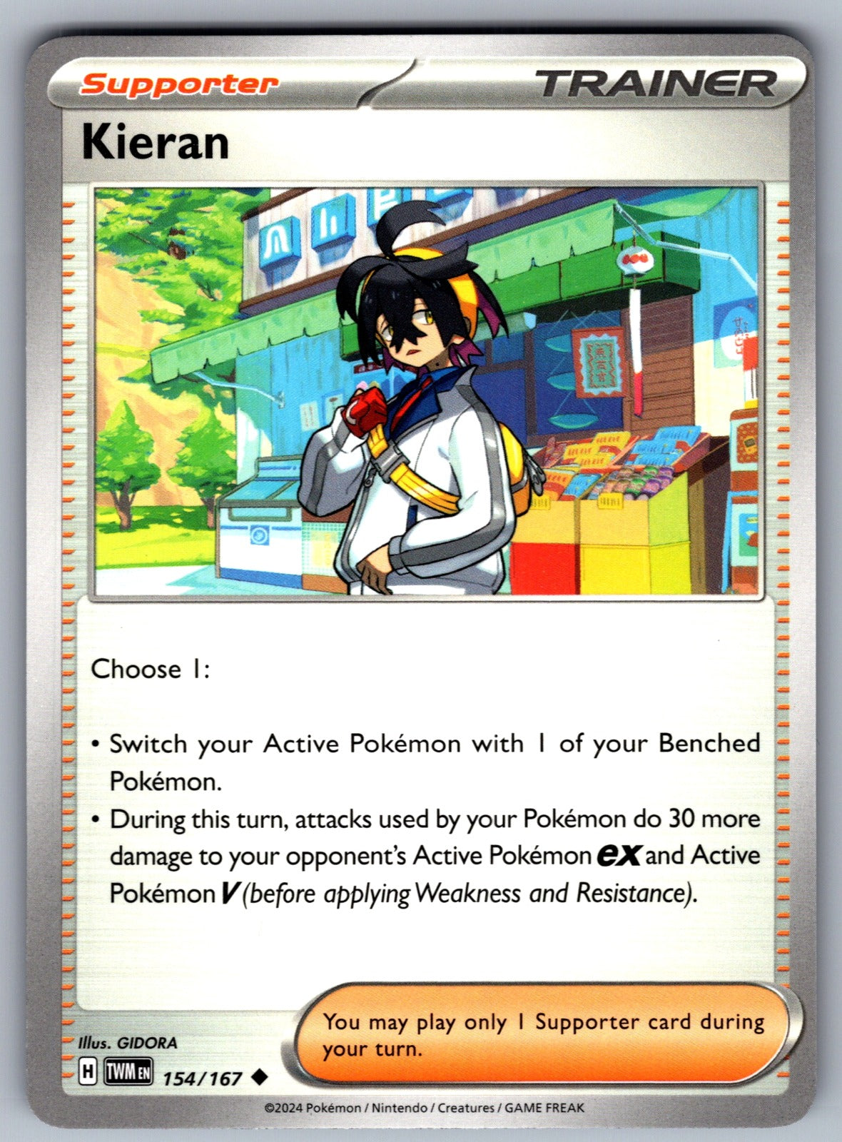 Kieran Uncommon SV06: Twilight Masquerade 154/167 NM 2024