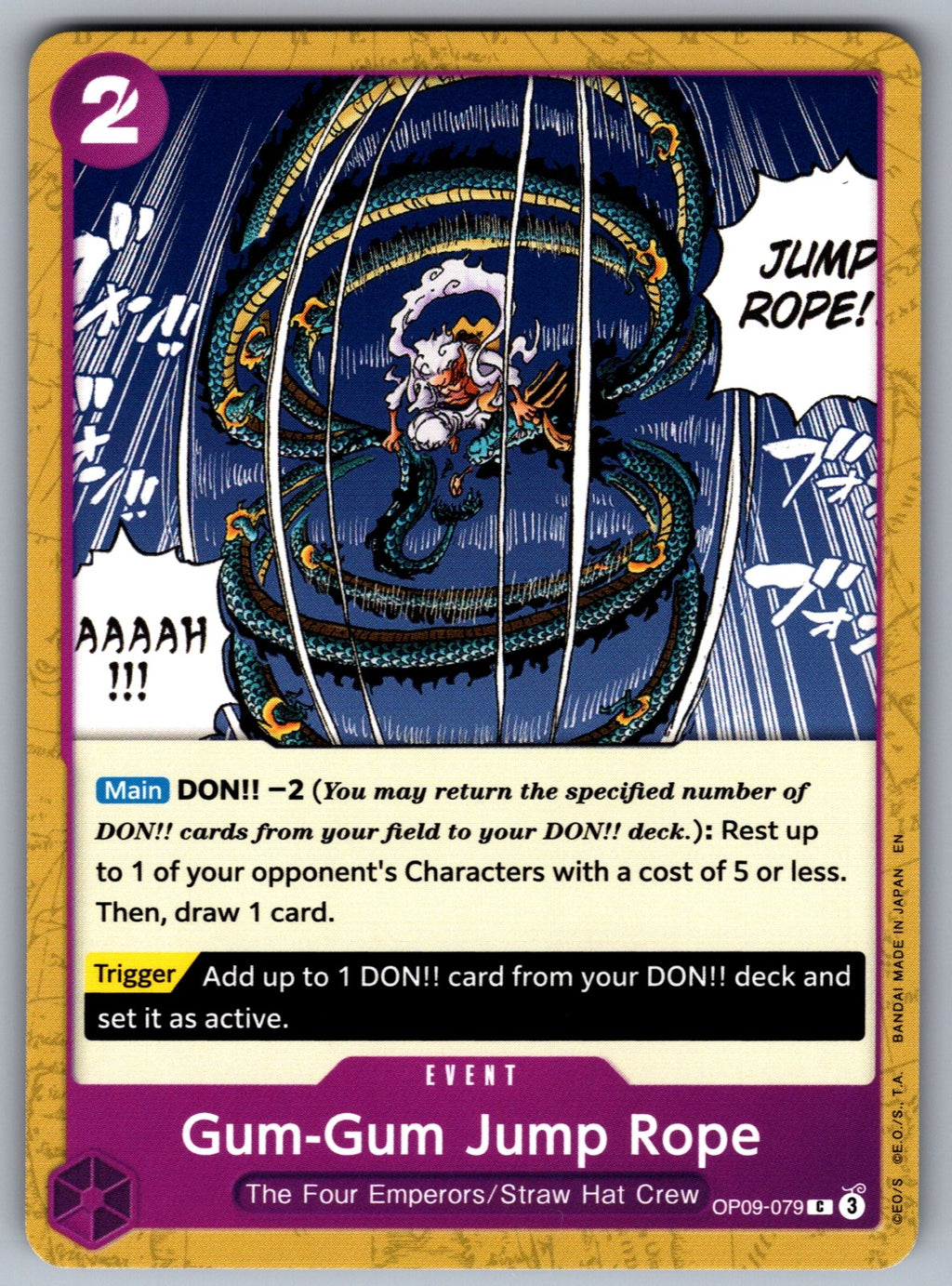 Gum-Gum Jump Rope C Emperors in the New World OP09-079 NM 2024