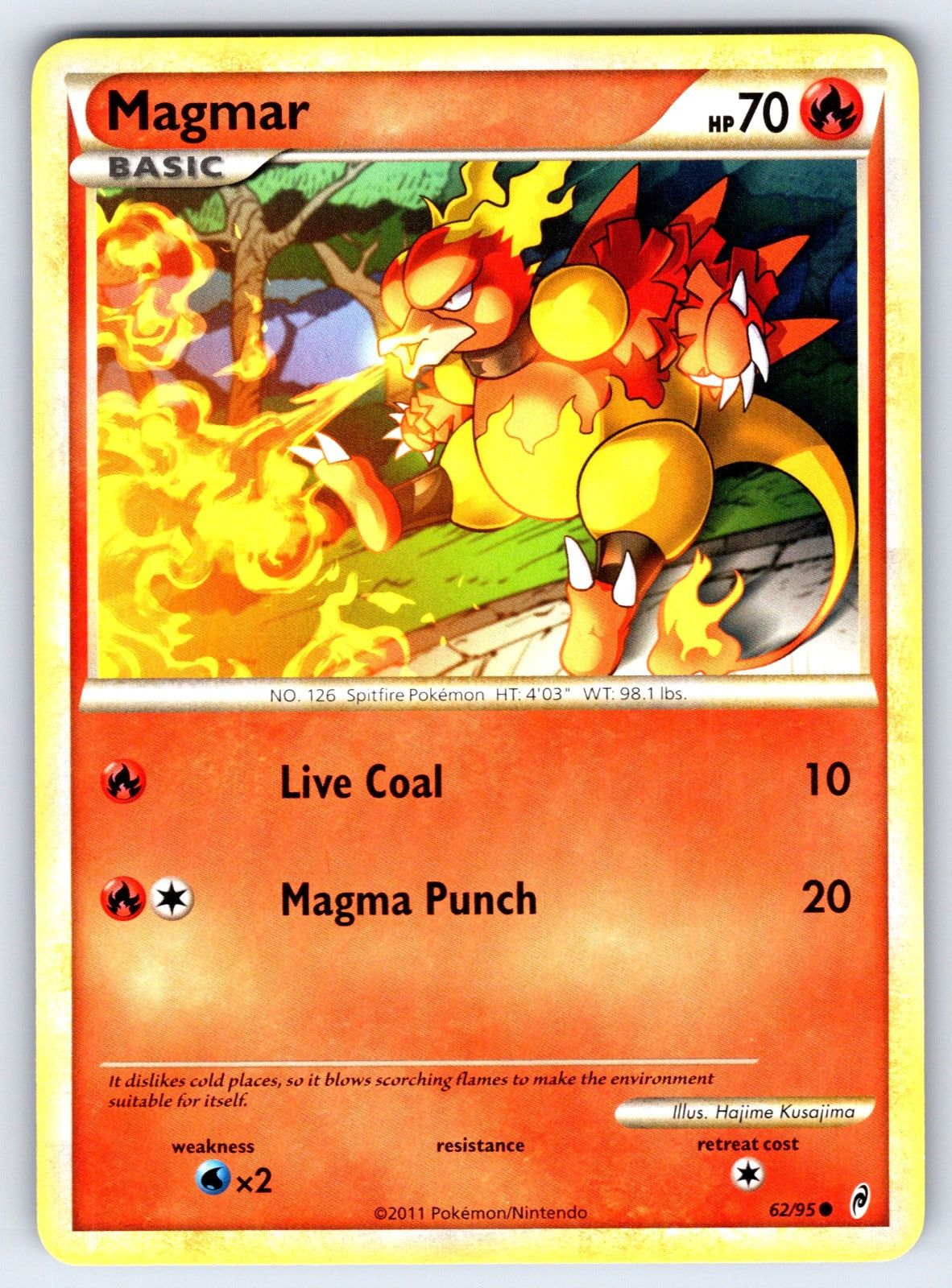 Magmar Common Call of Legends 62/95 LP 2011