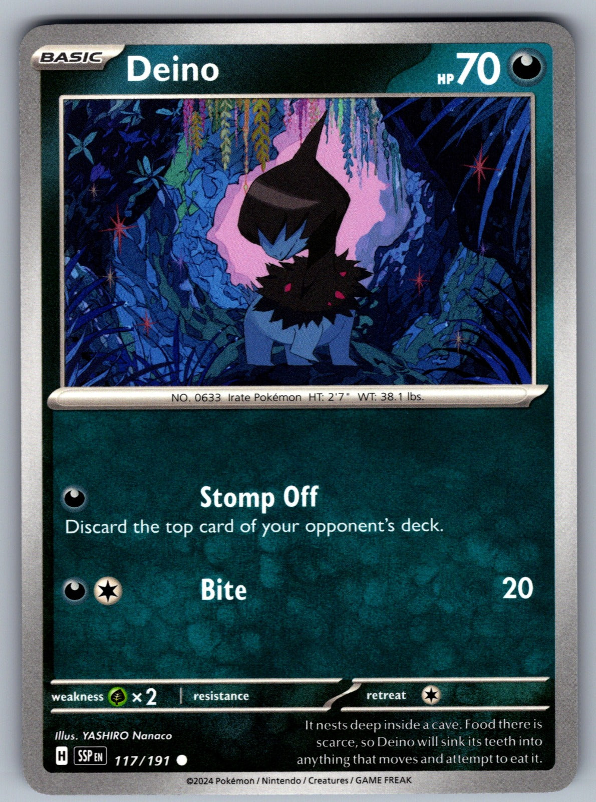 Deino Common SV08: Surging Sparks 117/191 NM 2024