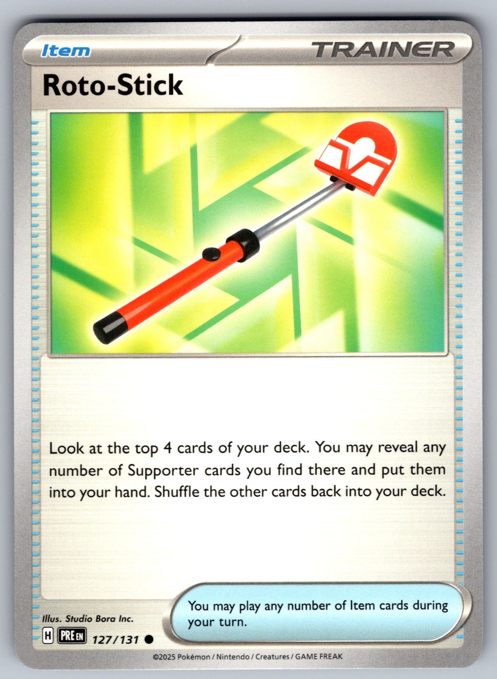 Roto-Stick Common SV: Prismatic Evolutions 127/131 NM 2025