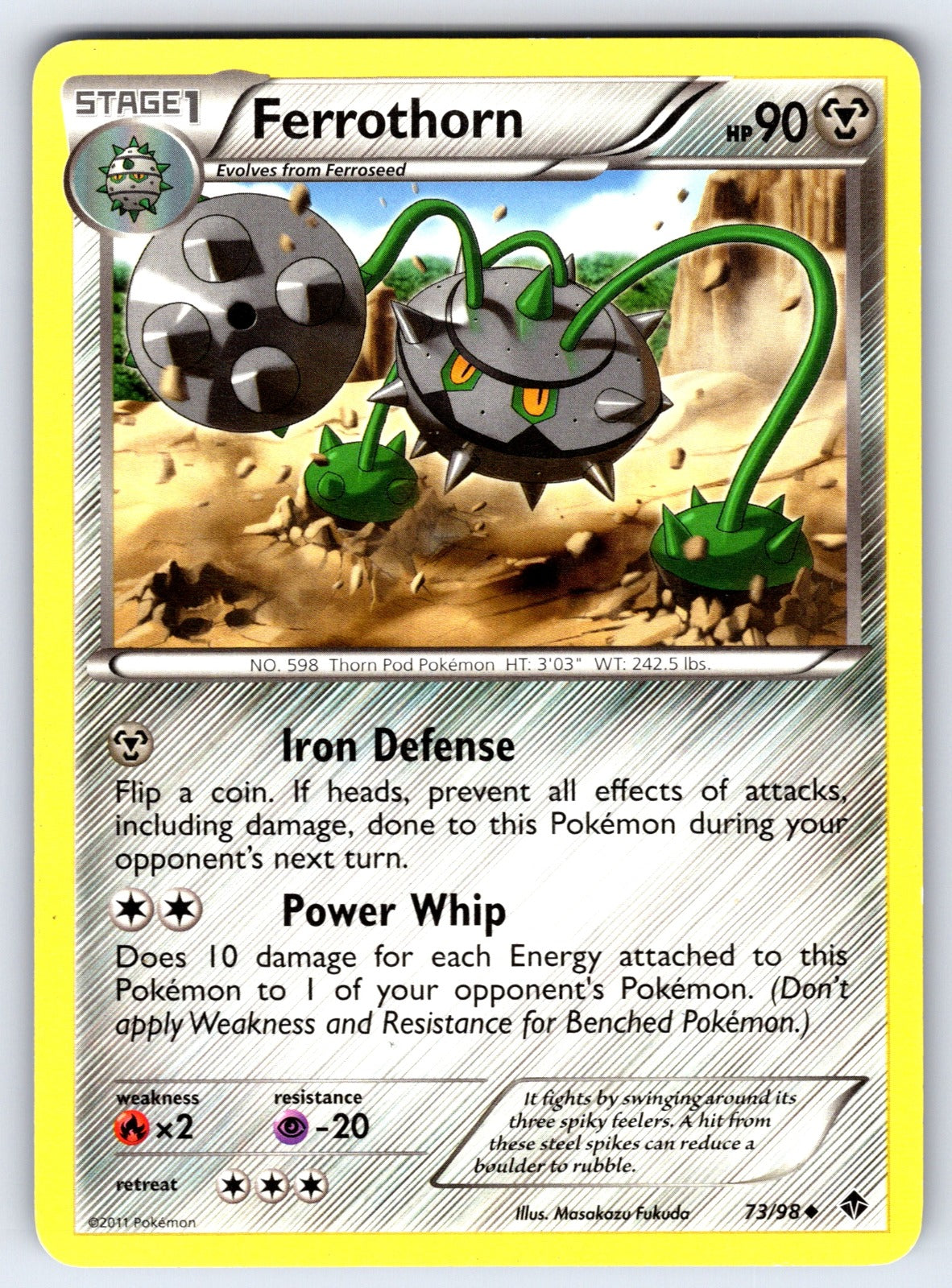 Ferrothorn Rare SM - Team Up 103/181 LP 2019