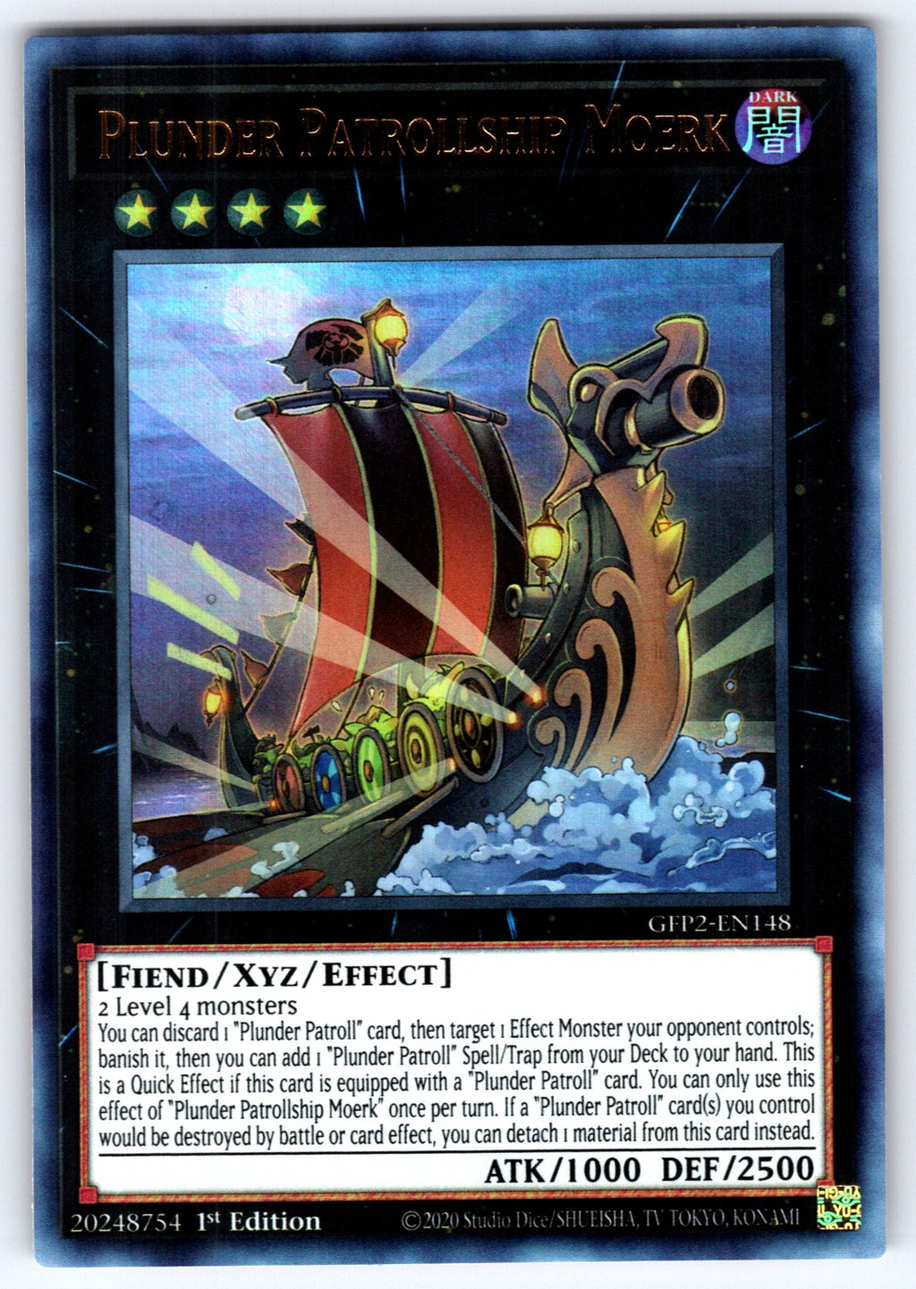Plunder Patrollship Moerk 1st Edition Ultra Rare Ghosts From the Past: The 2nd H