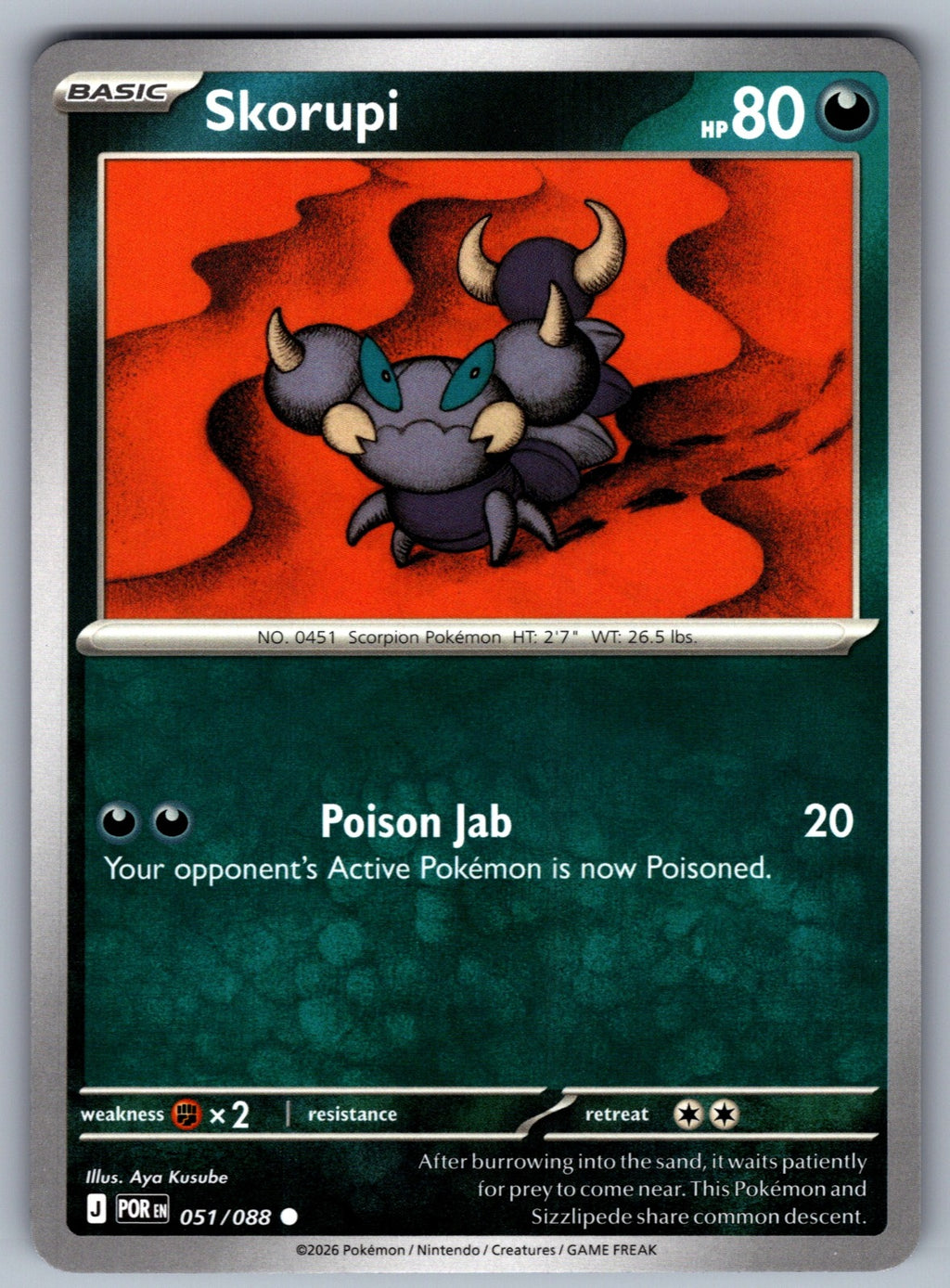Skorupi Common ME03: Perfect Order 051/088 NM 2026