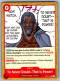 To Never Doubt--That Is Power! C Legacy of the Master OP12-016 NM 2025