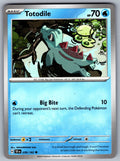 Totodile Common SV05: Temporal Forces 039/162 NM 2024