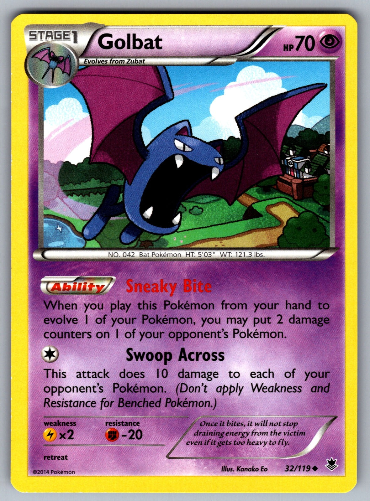Golbat Uncommon Generations 31/83 LP 2016