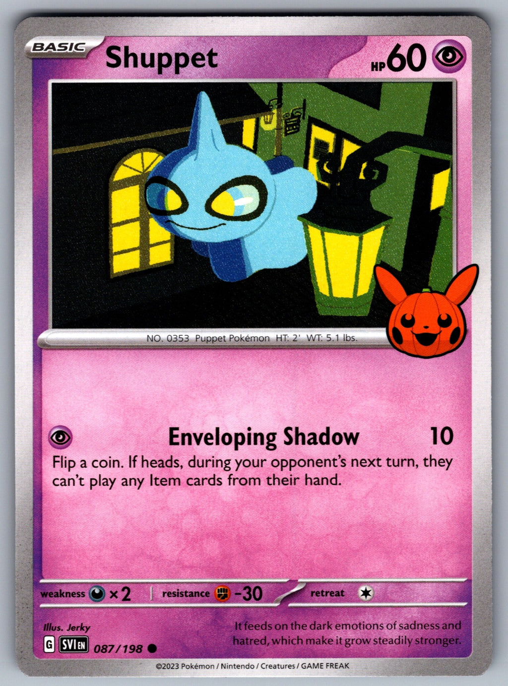 Shuppet Common Trick or Trade BOOster Bundle 2023 087/198 NM 2023