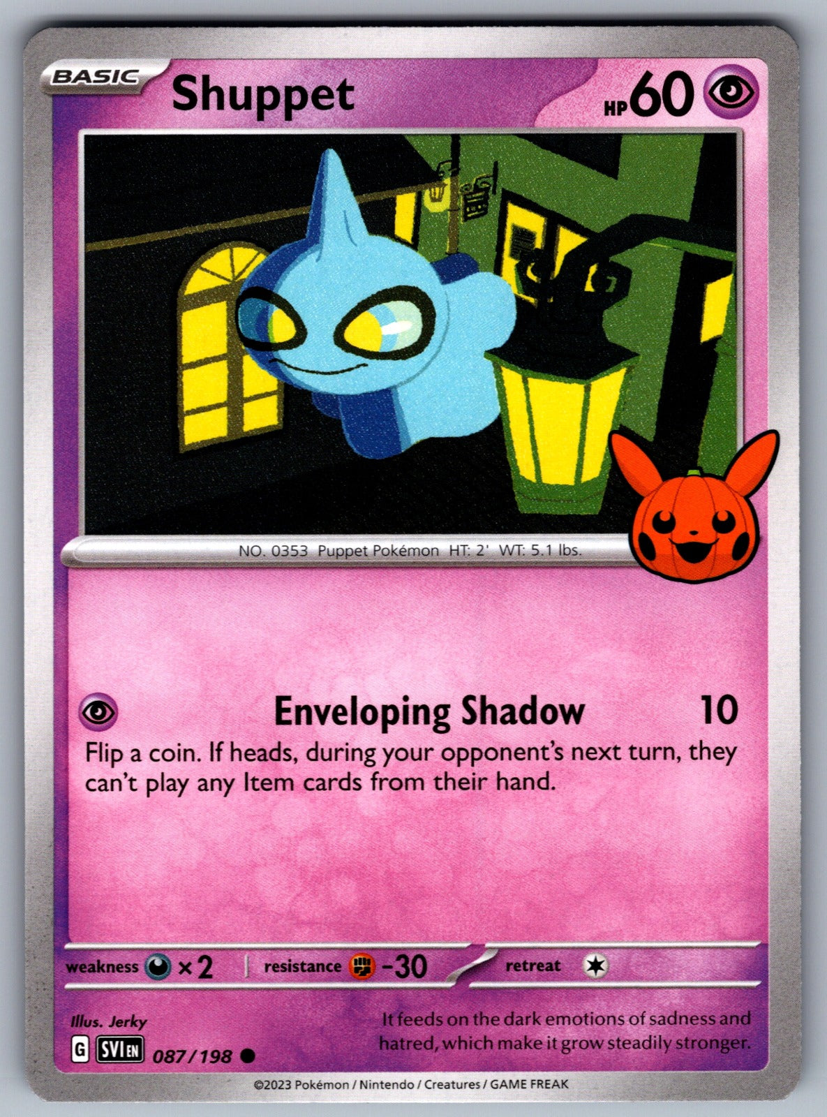 Shuppet Common Trick or Trade BOOster Bundle 2023 087/198 NM 2023
