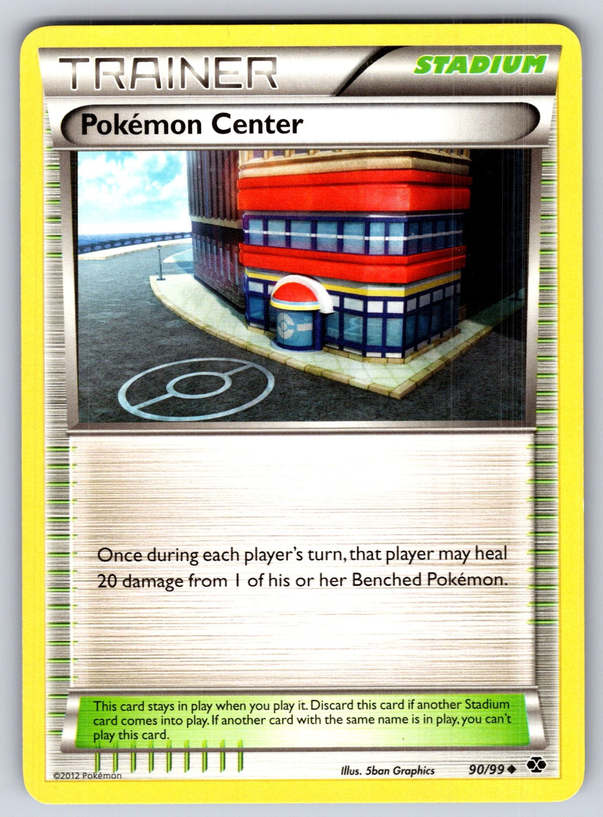 Pokemon Center Uncommon Next Destinies 90/99 LP 2012