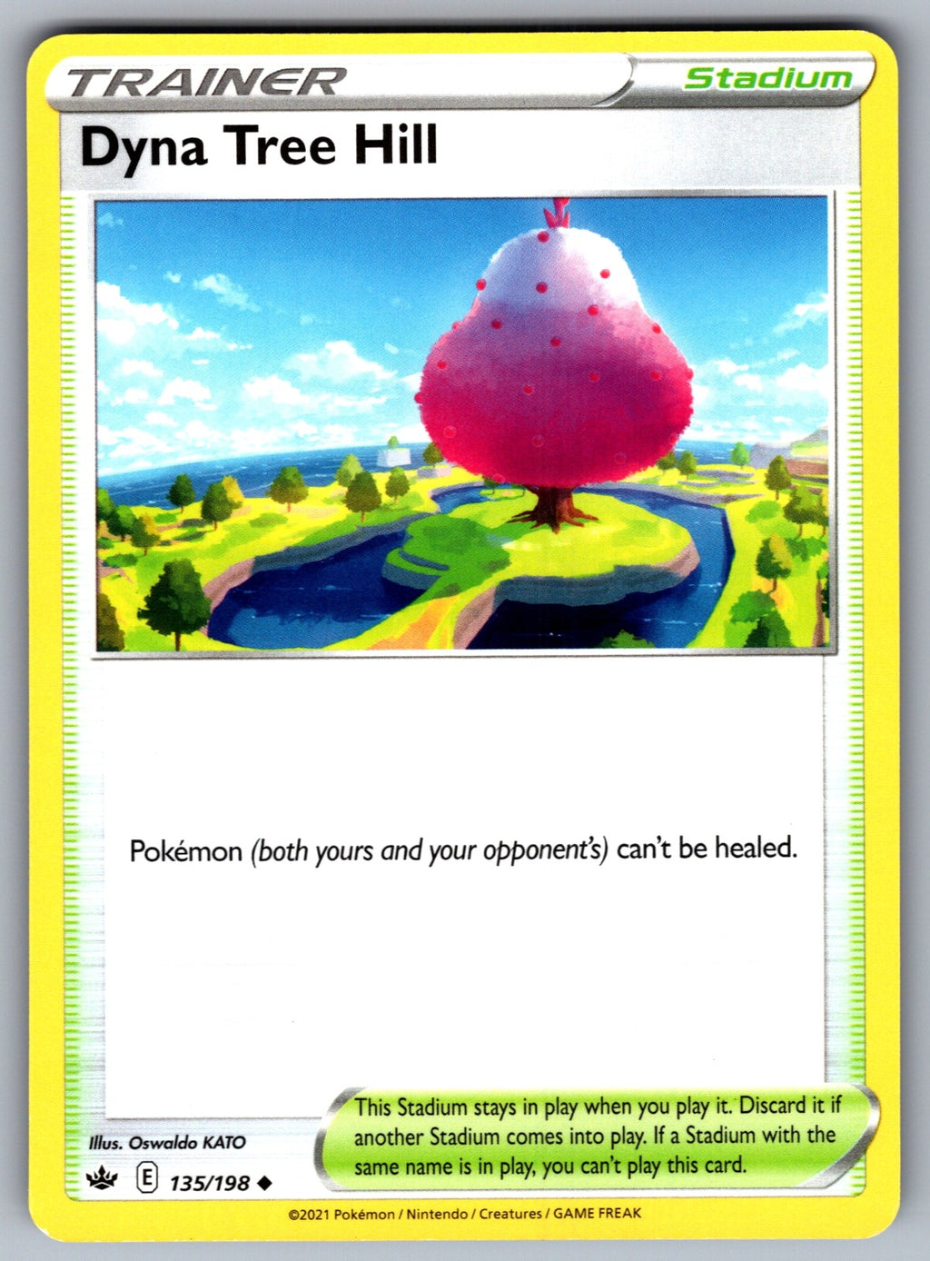 Dyna Tree Hill Uncommon SWSH06: Chilling Reign 135/198 NM 2021