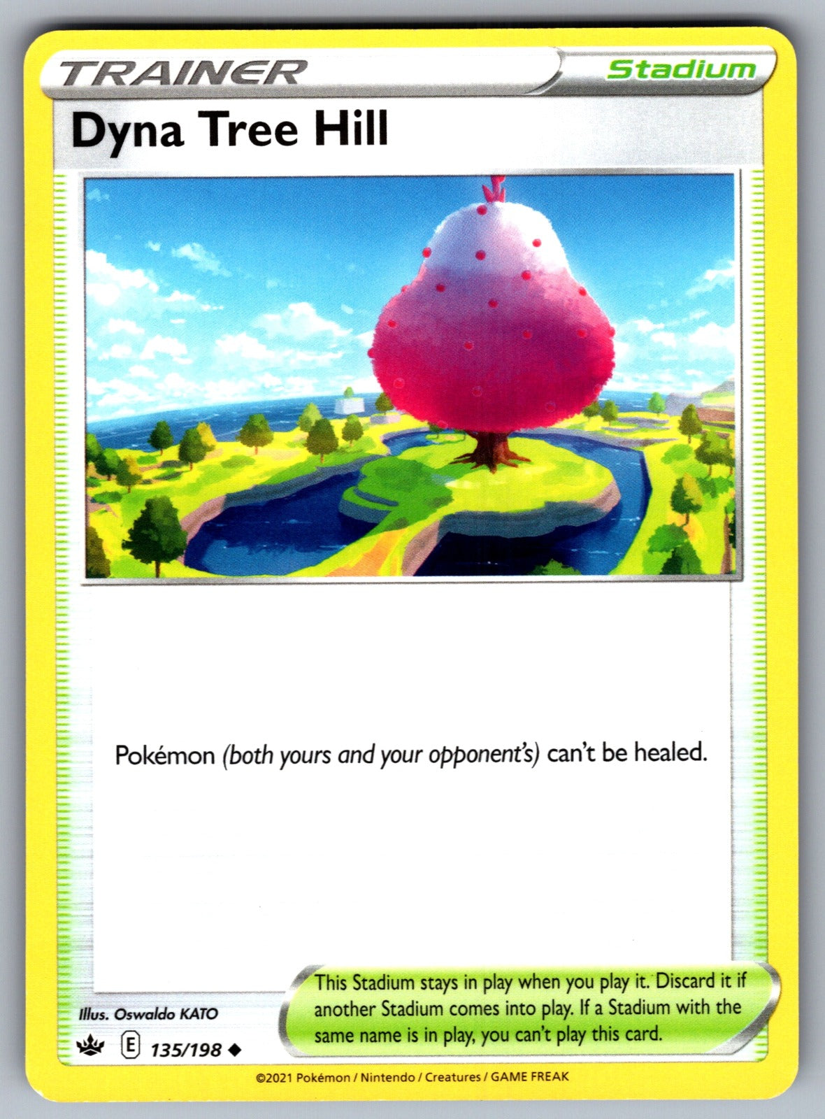 Dyna Tree Hill Uncommon SWSH06: Chilling Reign 135/198 NM 2021