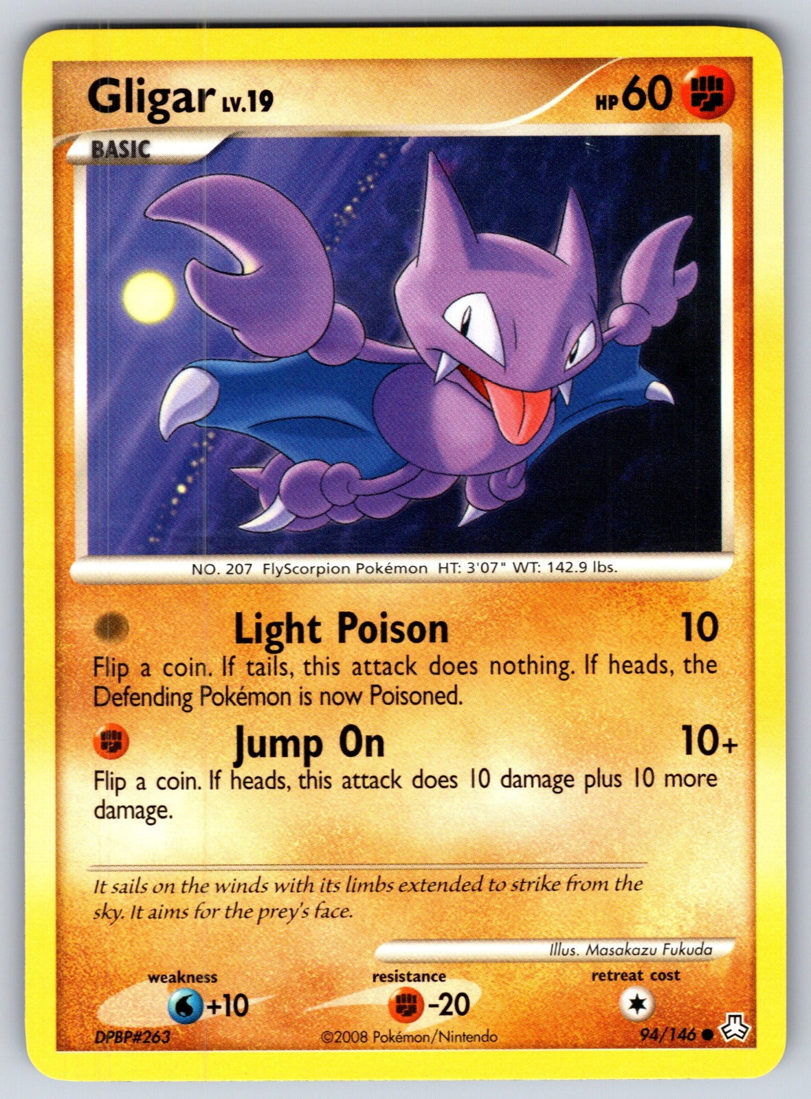 Gligar (94) Common Legends Awakened 94/146 LP 2008