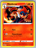 Monferno Uncommon SWSH09: Brilliant Stars 025/172 NM 2022
