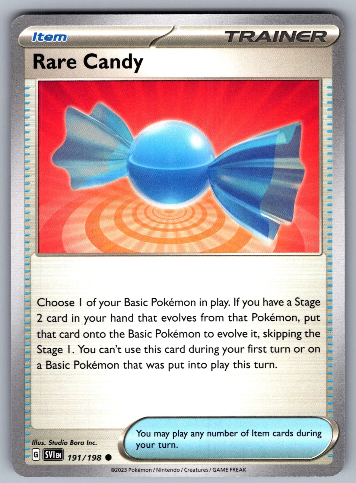 Rare Candy Common SV01: Scarlet & Violet Base Set 191/198 NM 2023