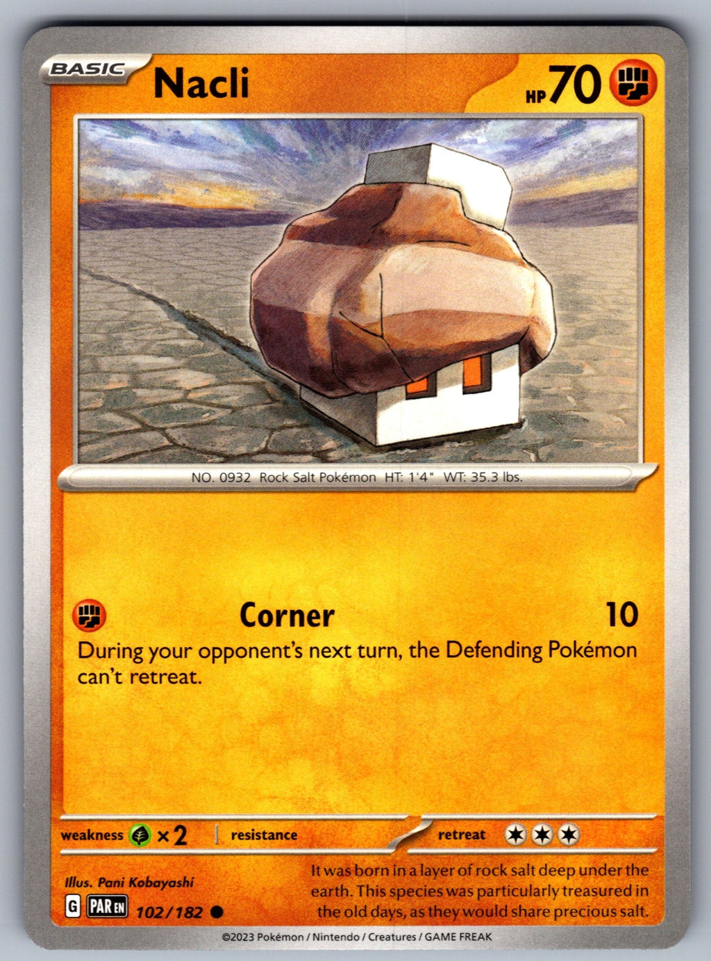 Nacli Common SV04: Paradox Rift 102/182 NM 2023