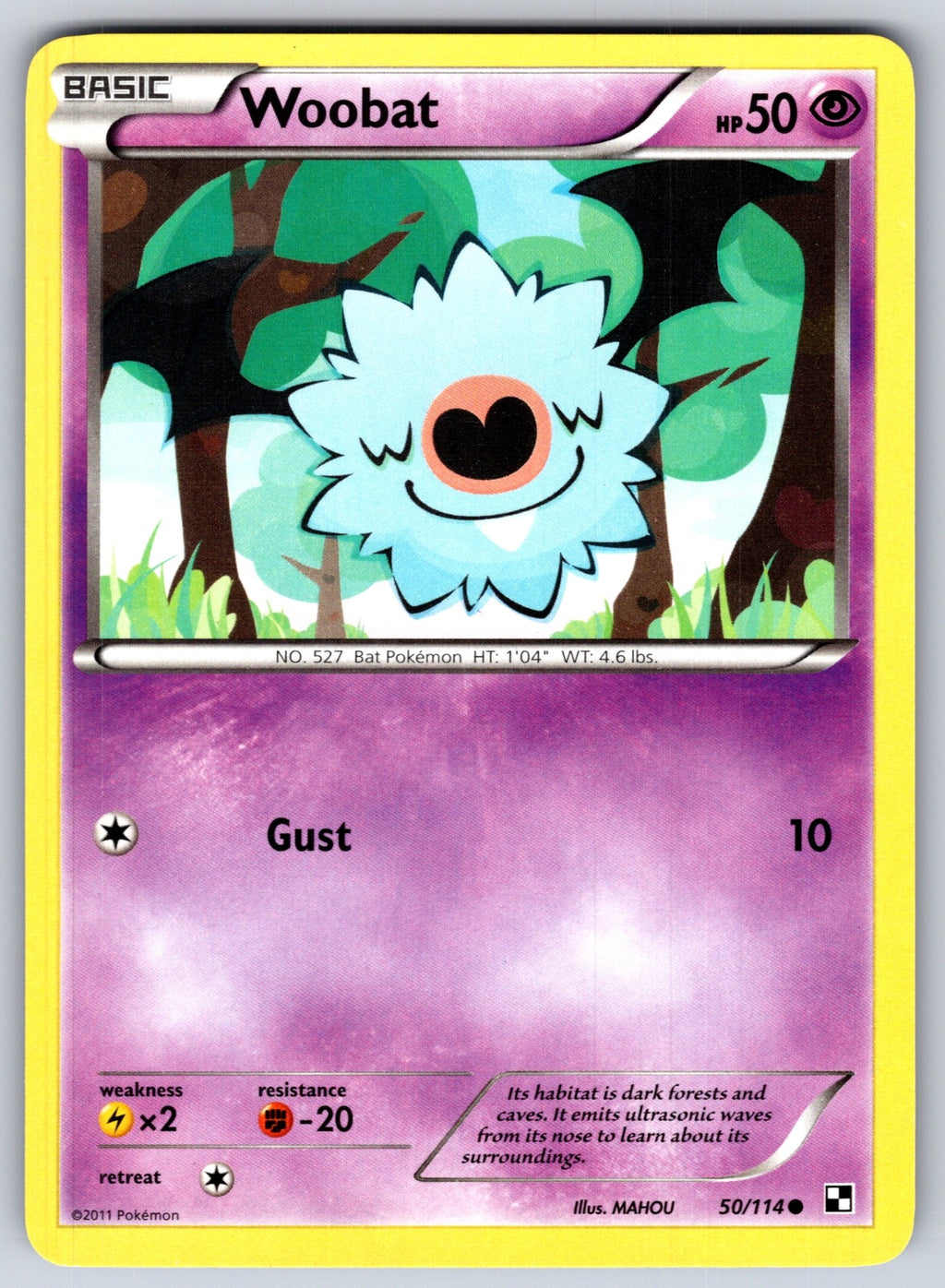 Woobat Common Black and White 50/114 LP 2011