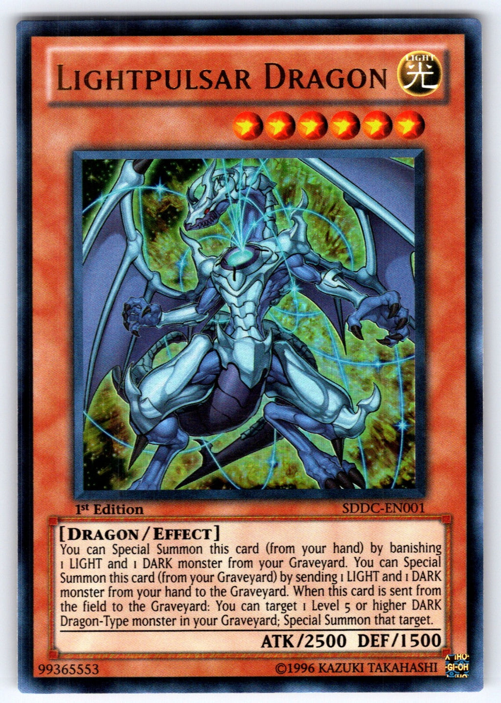 Lightpulsar Dragon Unlimited Ultra Rare Structure Deck: Dragons Collide SDDC-EN0