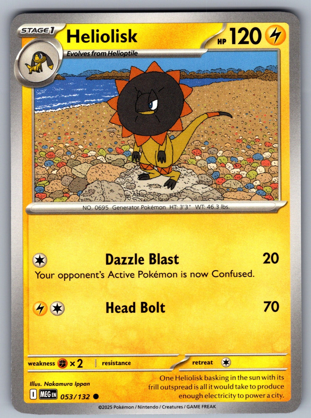 Heliolisk Common ME01: Mega Evolution 053/132 NM 2025