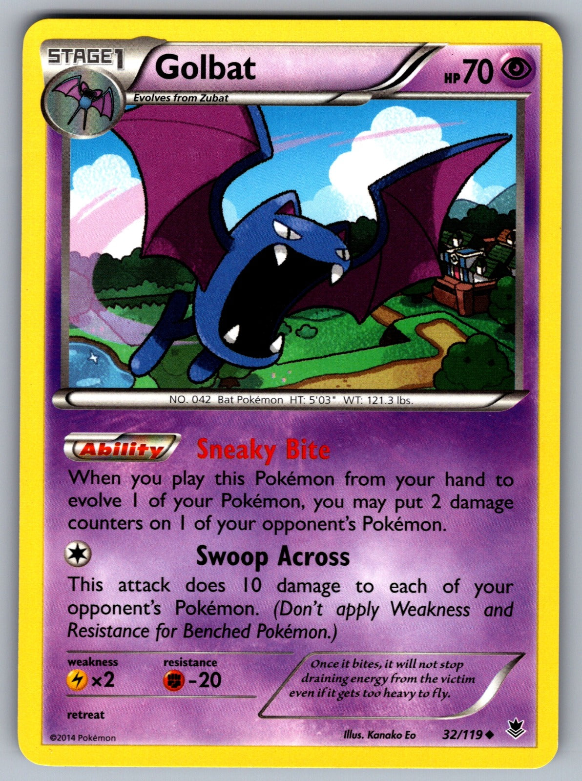 Golbat Uncommon Generations 31/83 LP 2016