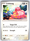 Lickitung Common SV05: Temporal Forces 124/162 NM 2024
