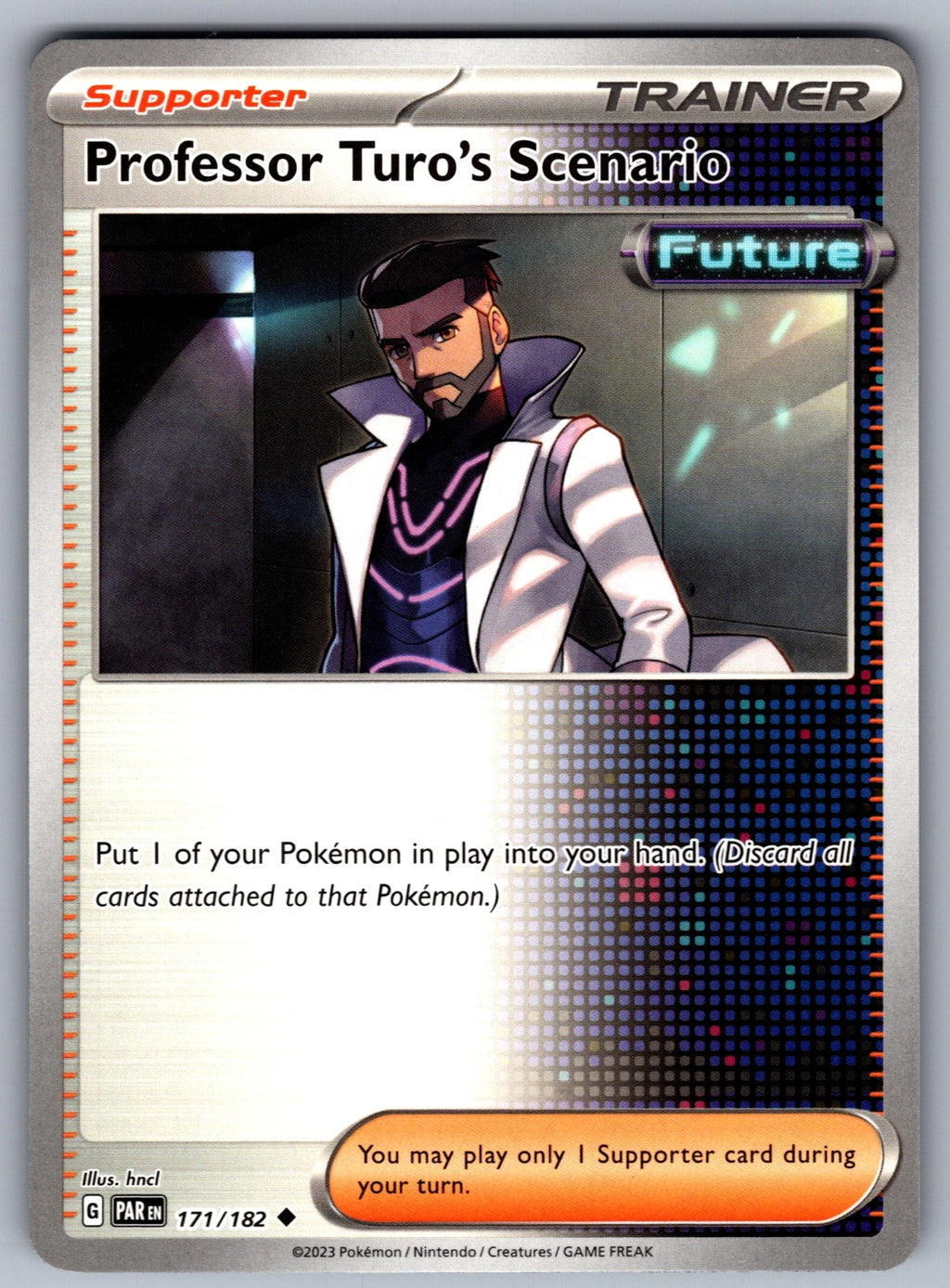 Professor Turo's Scenario Uncommon SV04: Paradox Rift 171/182 NM 2023