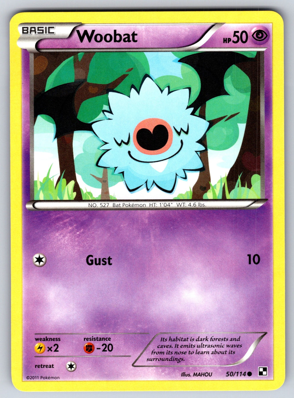 Woobat Common Black and White 50/114 LP 2011