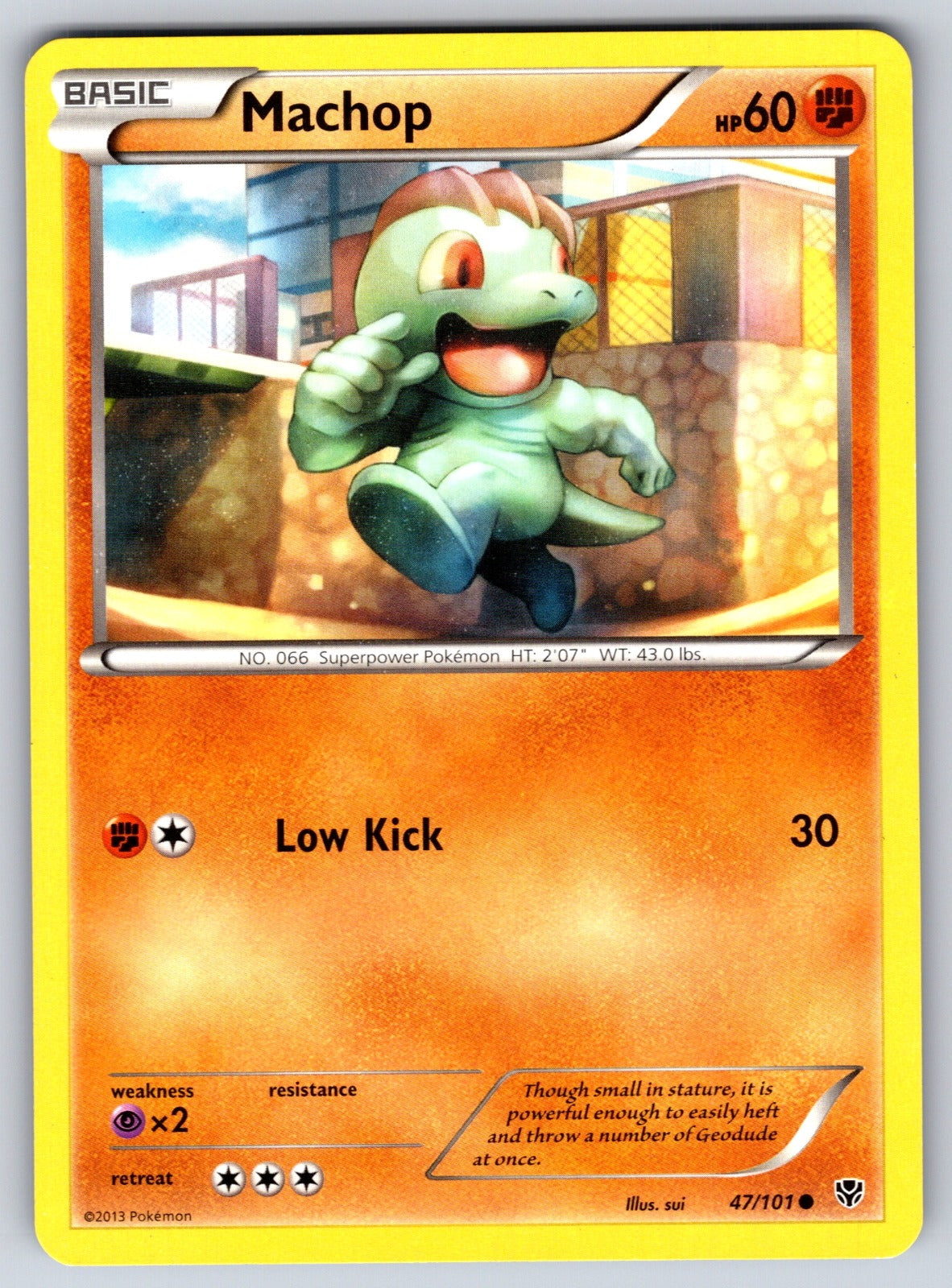 Machop Common Plasma Blast 47/101 LP 2013