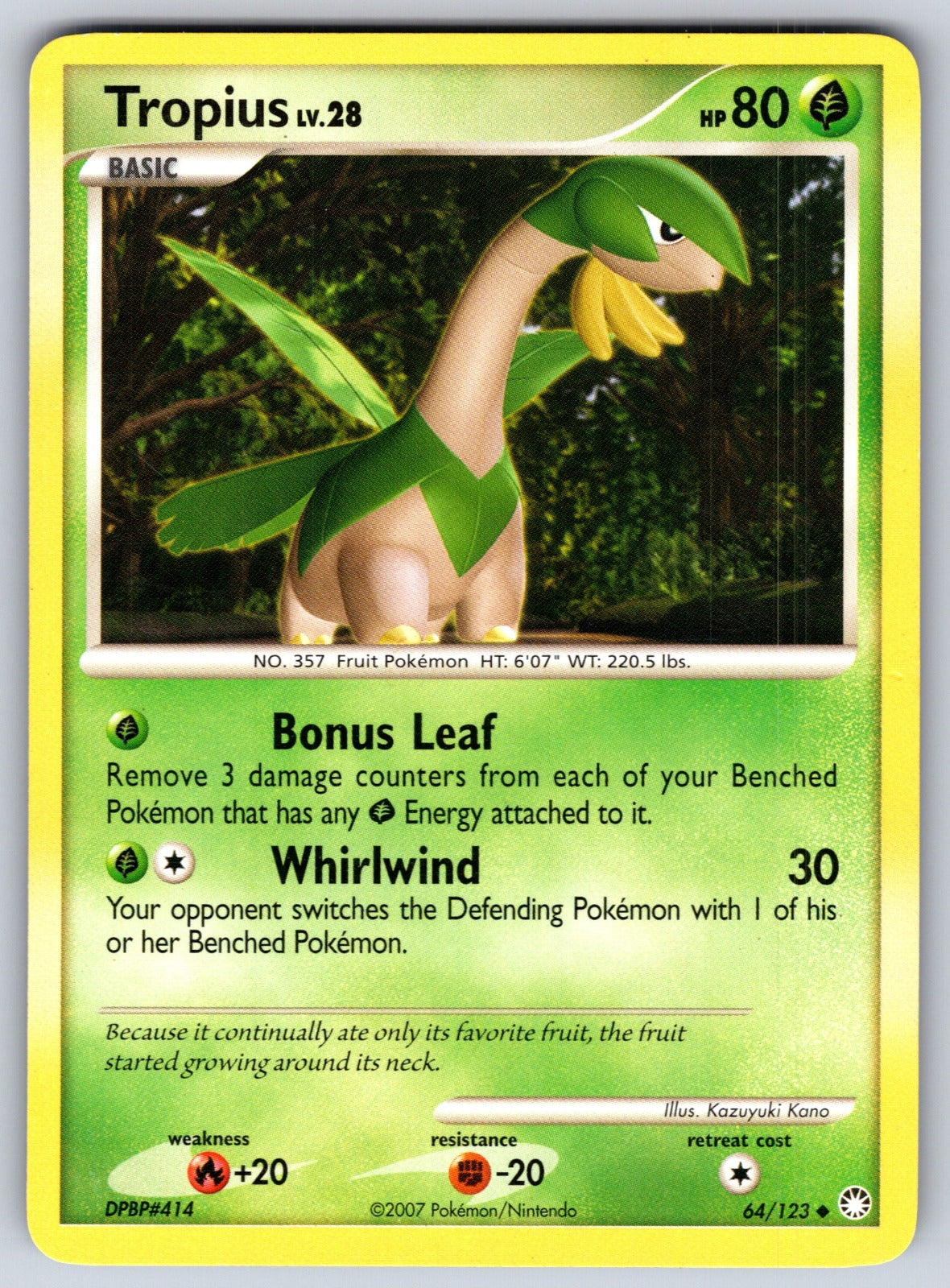 Tropius Uncommon Mysterious Treasures 64/123 LP 2007