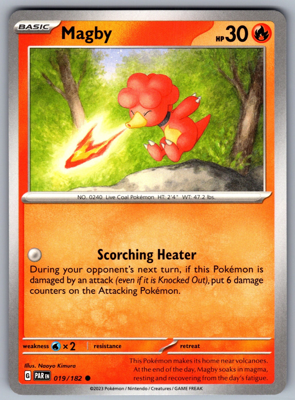 Magby Common SV04: Paradox Rift 019/182 NM 2023