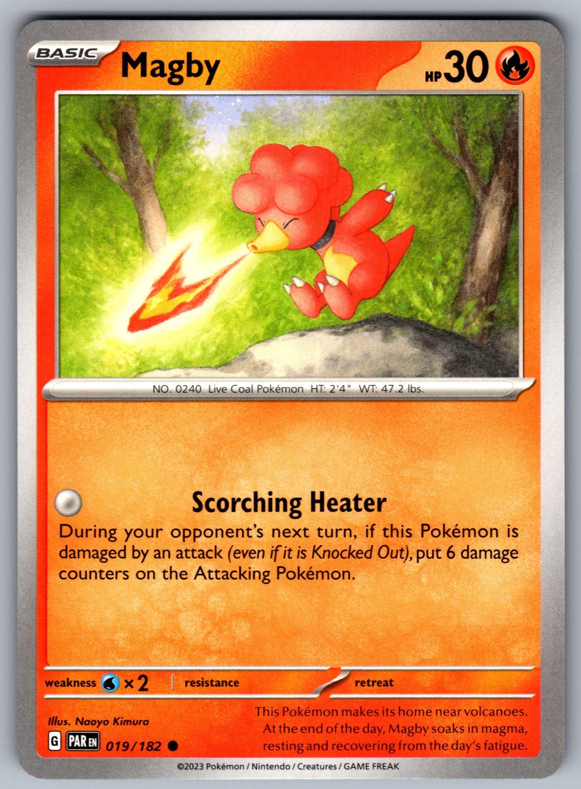 Magby Common SV04: Paradox Rift 019/182 NM 2023