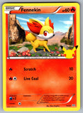 Fennekin - 14/25 Promo McDonald's 25th Anniversary Promos 014/025 NM 2021