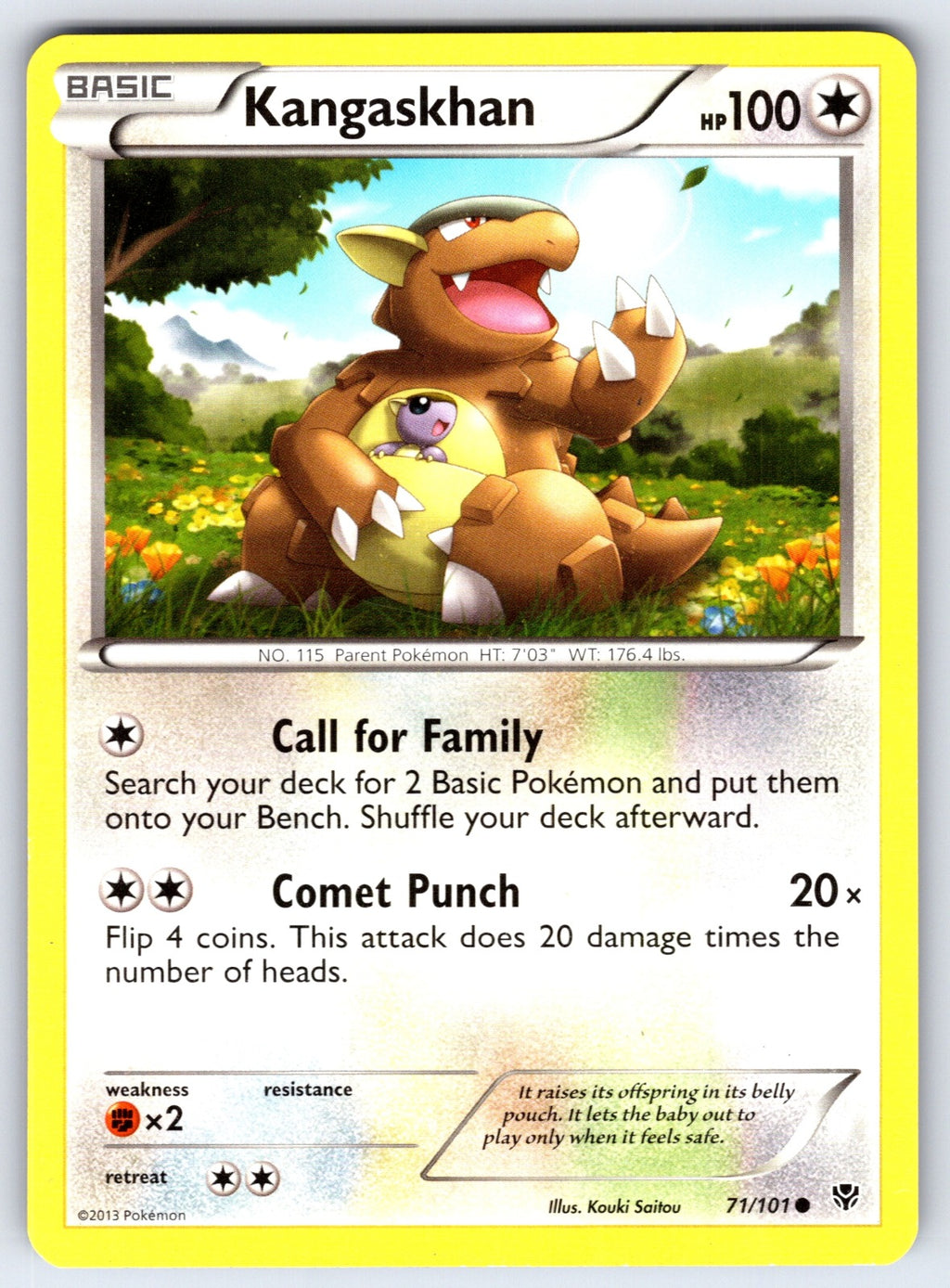 Kangaskhan Holo Classic Collection Trading Card Game Classic 017/034 LP 2023