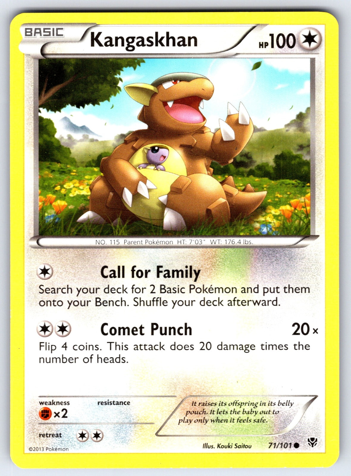 Kangaskhan Holo Classic Collection Trading Card Game Classic 017/034 LP 2023