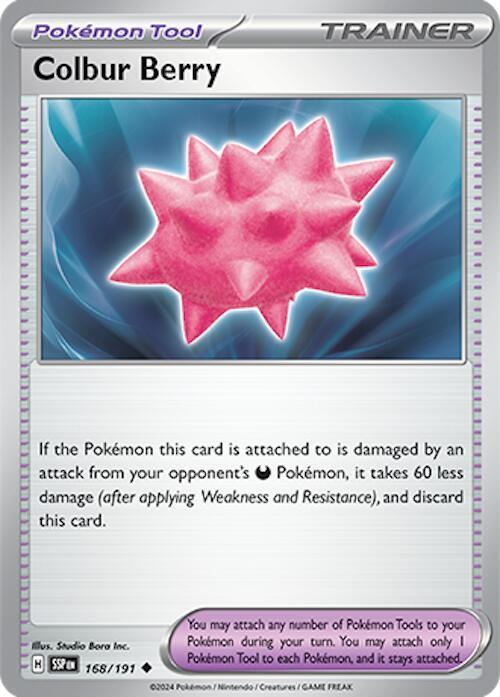 Colbur Berry Uncommon SV08: Surging Sparks 168/191 NM 2024