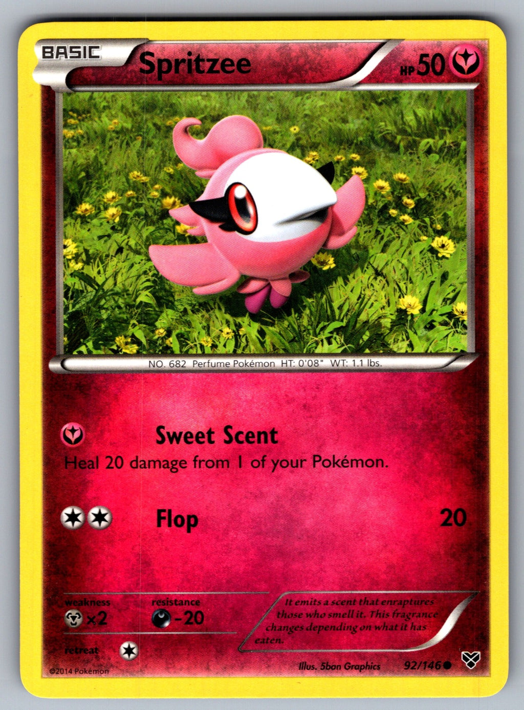 Spritzee Common XY Base Set 92/146 LP 2014