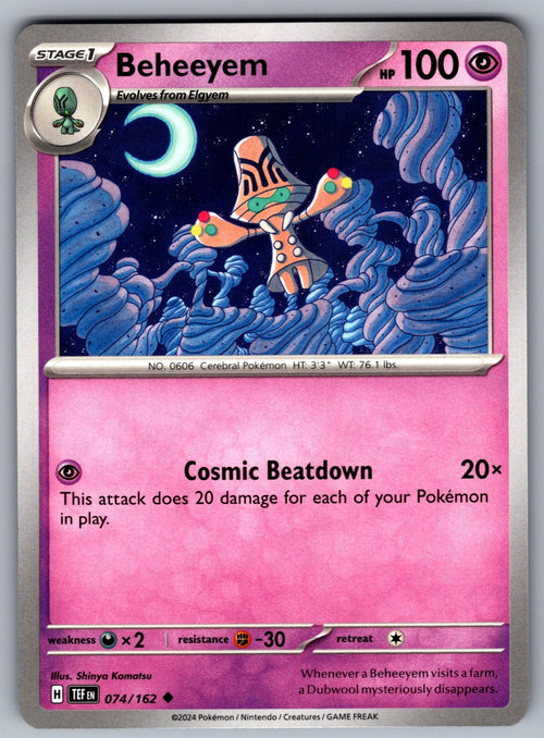 Beheeyem Uncommon SV05: Temporal Forces 074/162 NM 2024