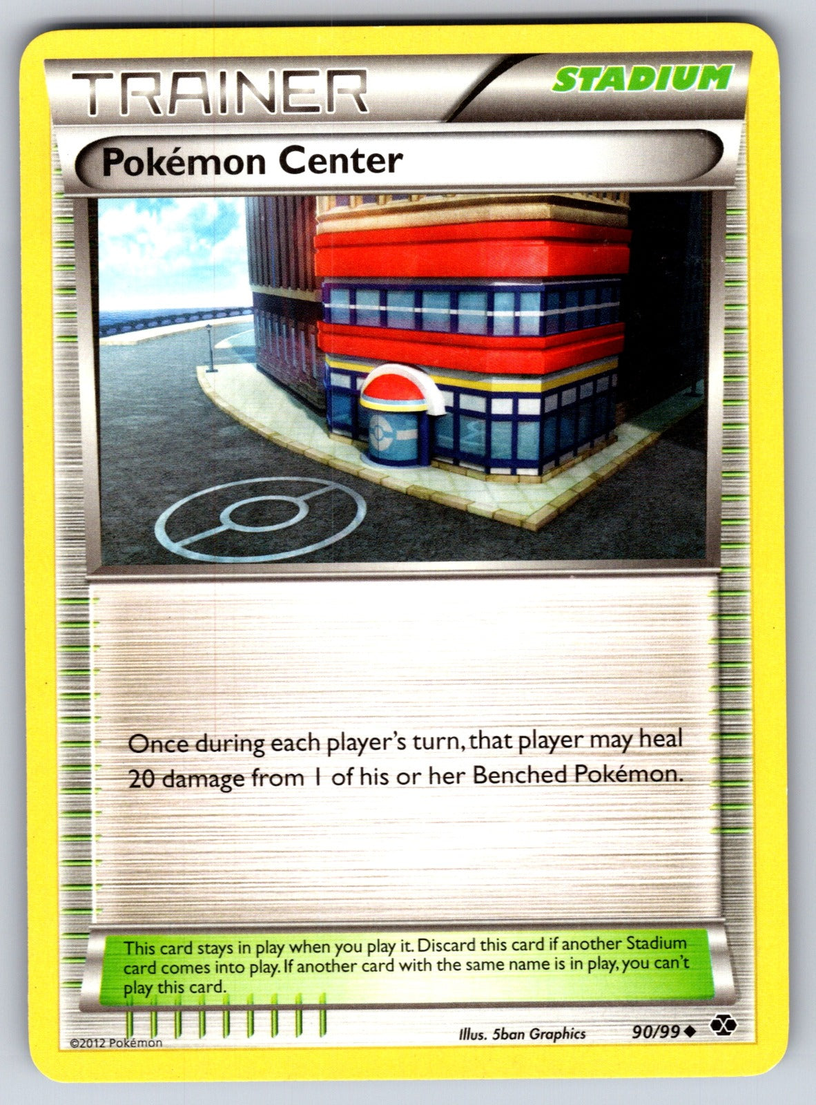 Pokemon Center Uncommon Next Destinies 90/99 LP 2012
