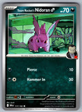 Team Rocket's Nidoran M Common SV10: Destined Rivals 117/182 NM 2025