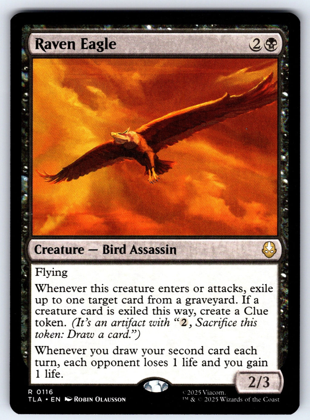 Raven Eagle R Avatar: The Last Airbender 116 NM 2025