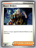 Boss's Orders Holo Rare SV02: Paldea Evolved 172/193 NM 2023