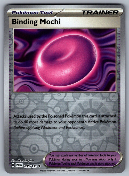 Binding Mochi Reverse Holo Uncommon SV: Prismatic Evolutions 095/131 NM 2025