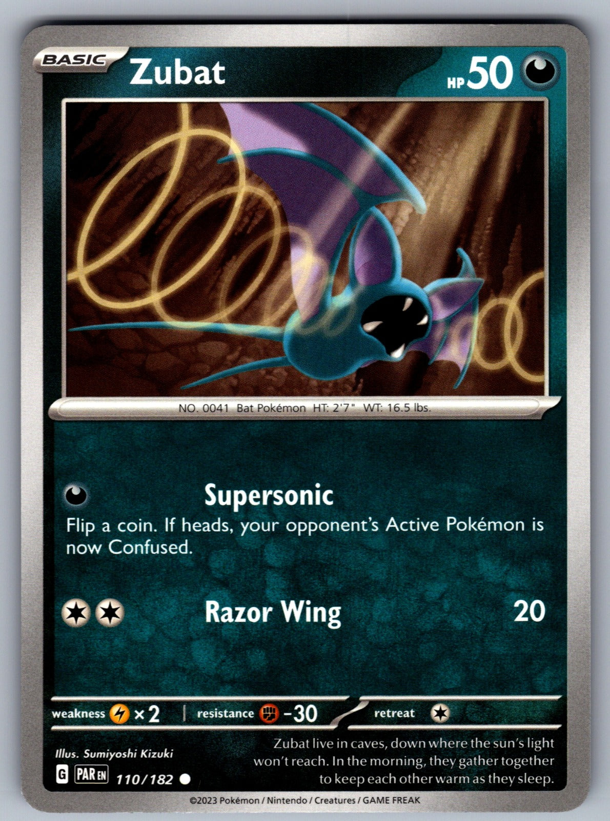Zubat Common SV04: Paradox Rift 110/182 NM 2023