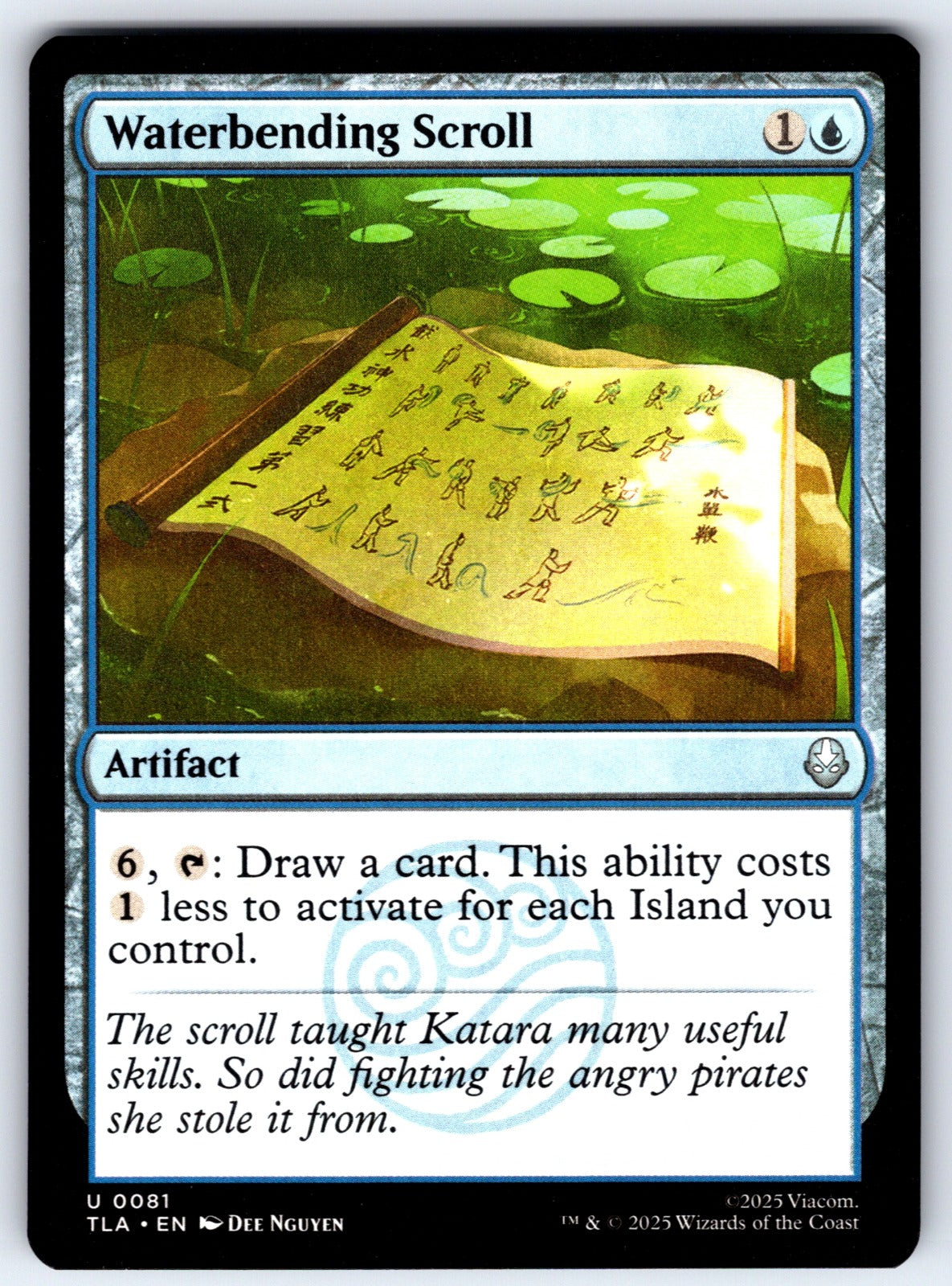 Waterbending Scroll U Avatar: The Last Airbender 81 NM 2025