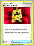 Battle VIP Pass Uncommon SWSH08: Fusion Strike 225/264 NM 2021