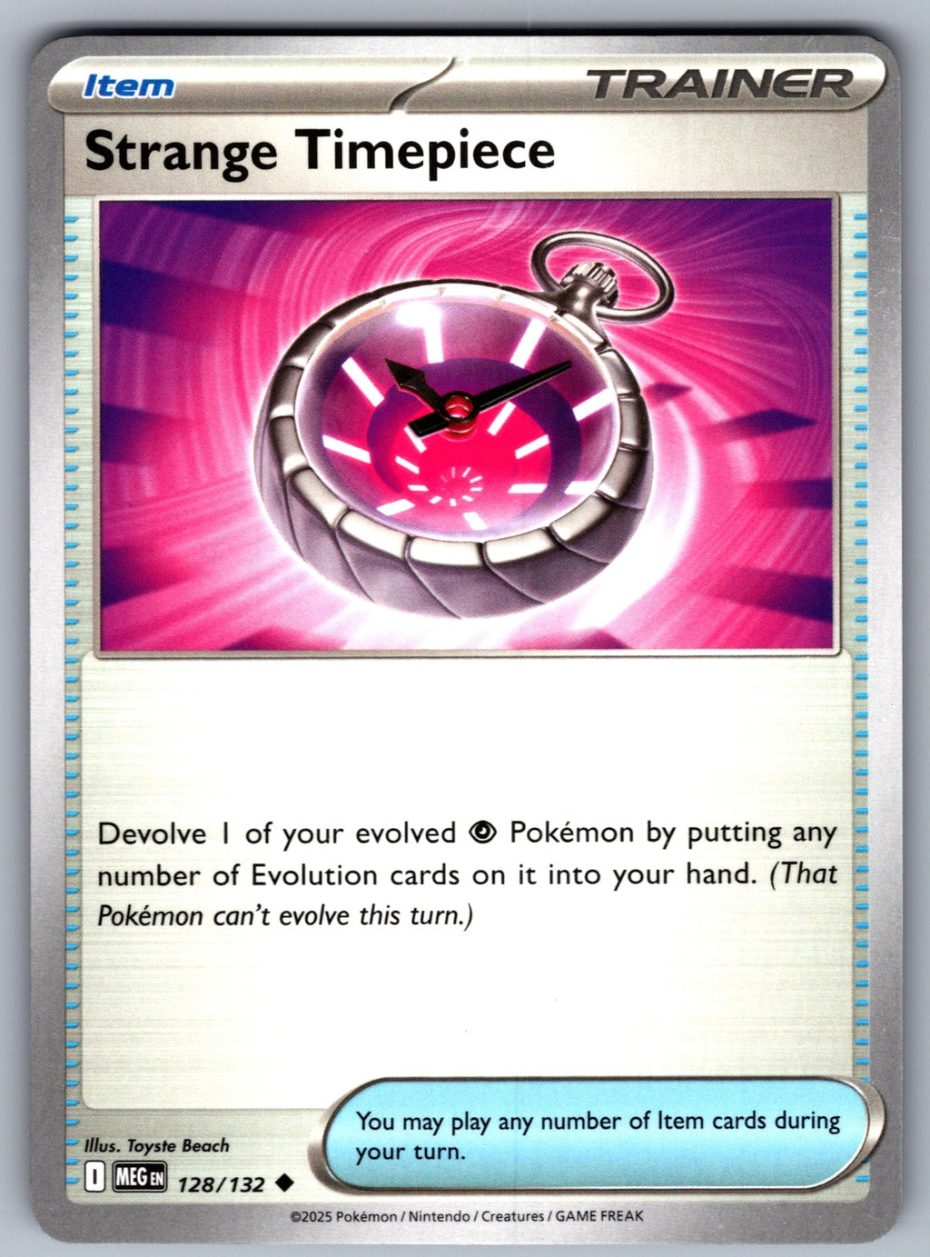 Strange Timepiece Uncommon ME01: Mega Evolution 128/132 NM 2025