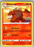 Camerupt Uncommon Pokemon GO 014/078 NM 2022