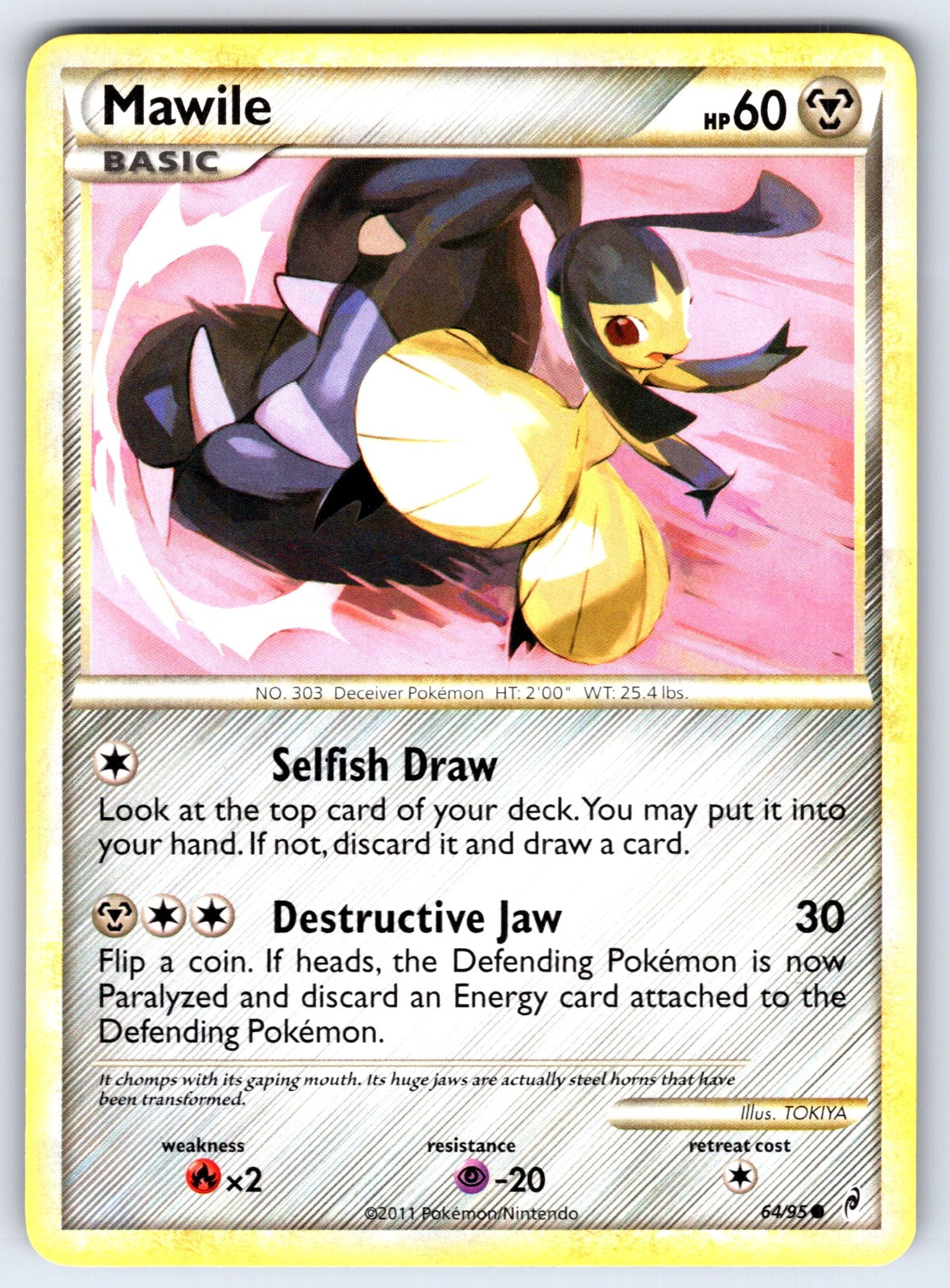 Mawile Common Call of Legends 64/95 LP 2011