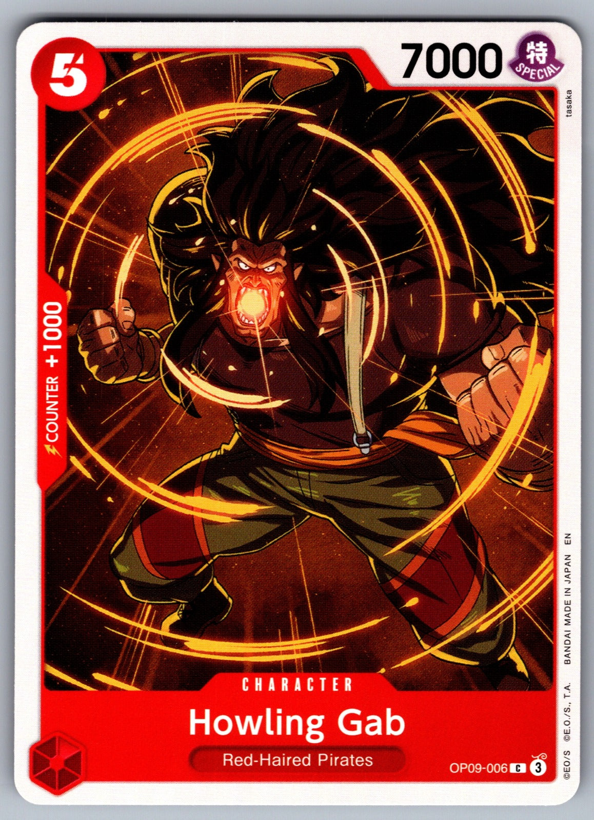 Howling Gab C Emperors in the New World OP09-006 NM 2024