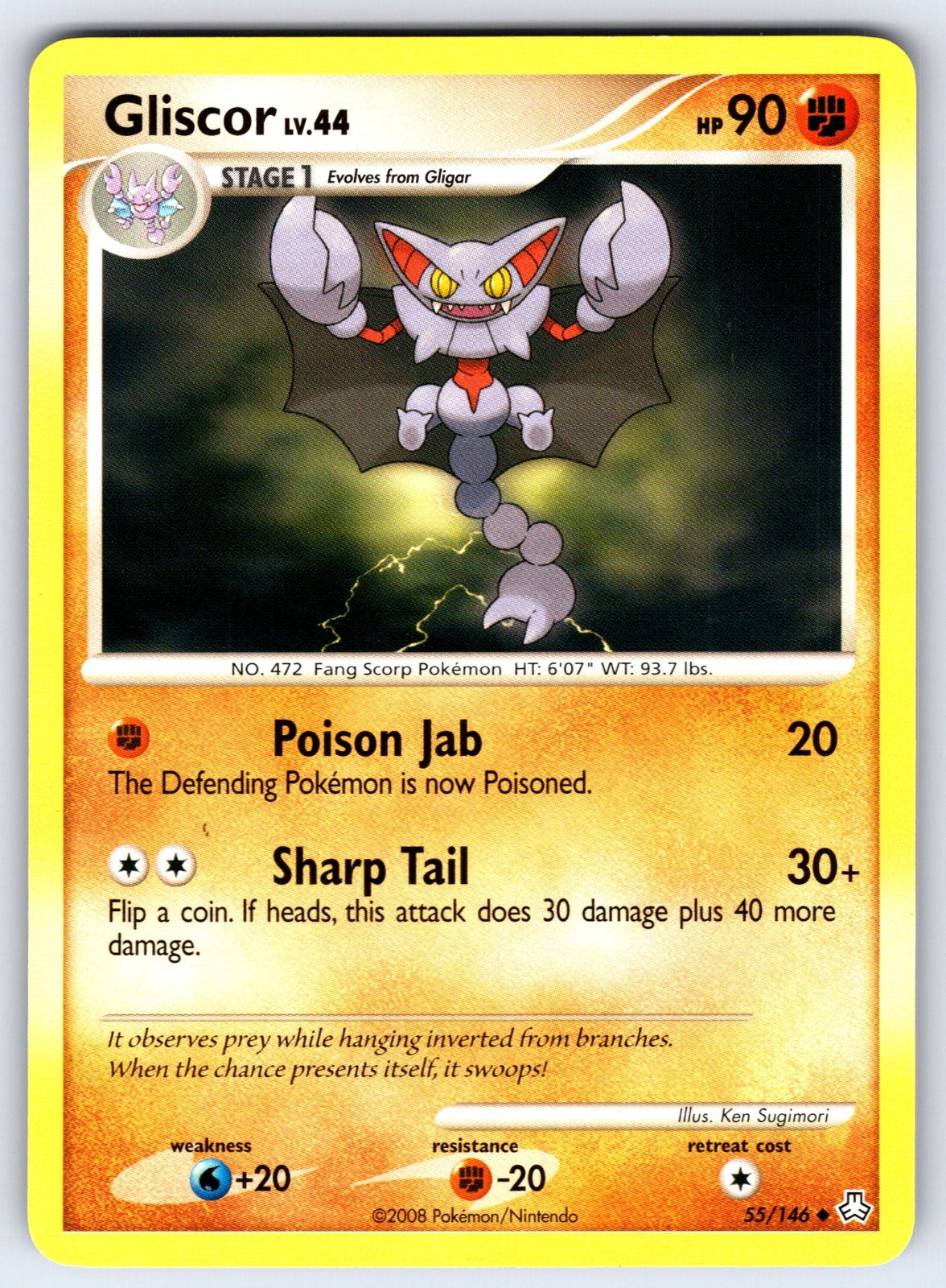 Gliscor (55) Uncommon Legends Awakened 55/146 LP 2008